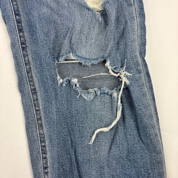 Wild Fable Highest Rise Straight Jeans Womens Size 12 Blue Denim Cotton Blend - Picture 8 of 12